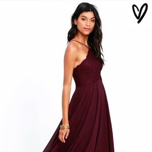 ISO! Burgundy everlasting enchantment maxi dress