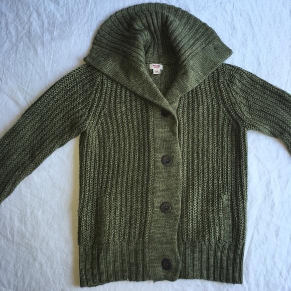 Mossimo Supply Co. Sweaters - Hunter Green Sweater Cardigan