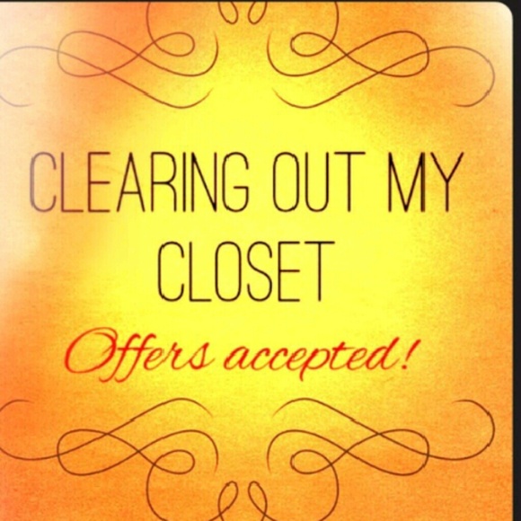 Everything in MY closet needs gone ASAP