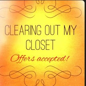 Everything in MY closet needs gone ASAP