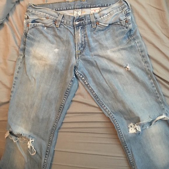 Lucky brand reg fit dungarees size 10