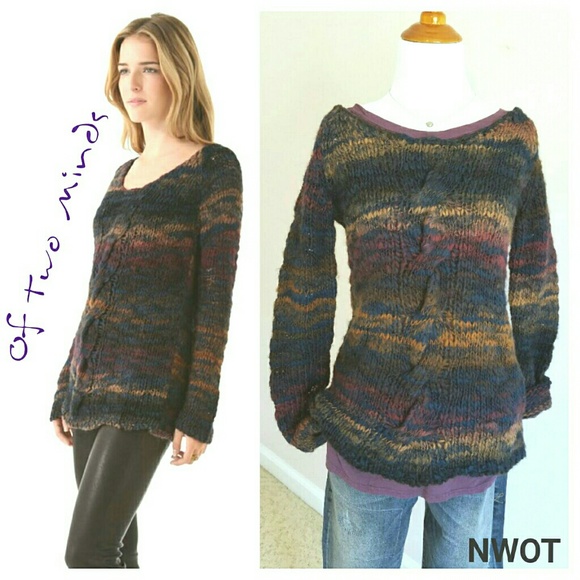 CLOSET CLOSING! Of Two Minds Cable Knit Sweater