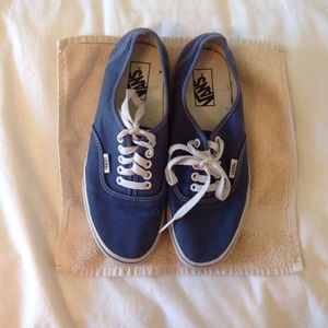 Navy blue vans (lace up)