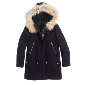 J. Crew chateau parka in stadium-cloth