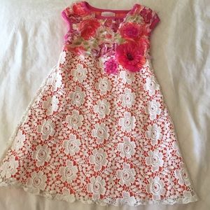 Super cute floral/lace dress