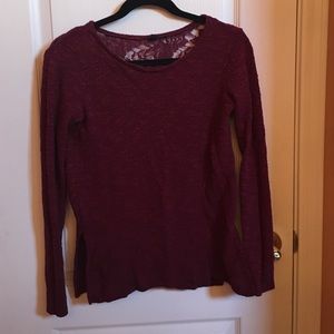 Maroon sweater