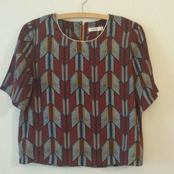 Geometric Blouse - Picture 1 of 4