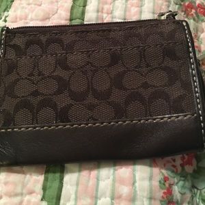 Authentic coach small coin case