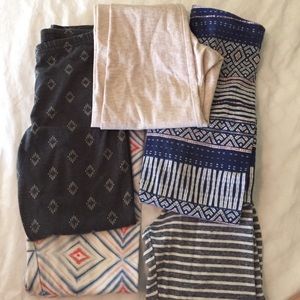 Girls Old Navy leggings bundle sz S 6/7