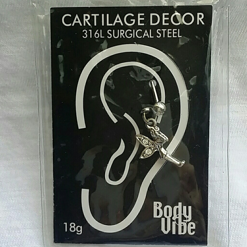 Weeping Fairy Earring Clear Studs