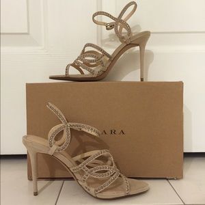 Zara nude gorgeous sandals
