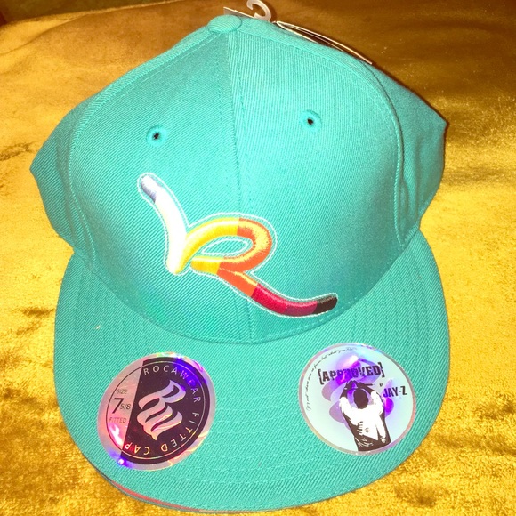 Tropical Green (Turquoise) collectible fitted hat