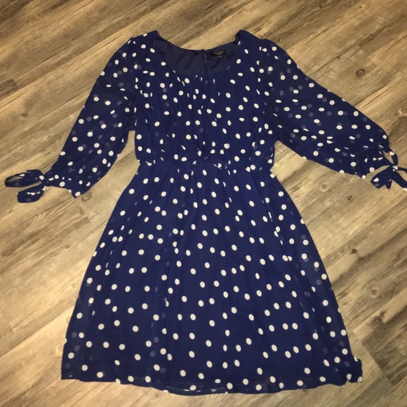 New Look size 22 Blue Polka Dot Sundress