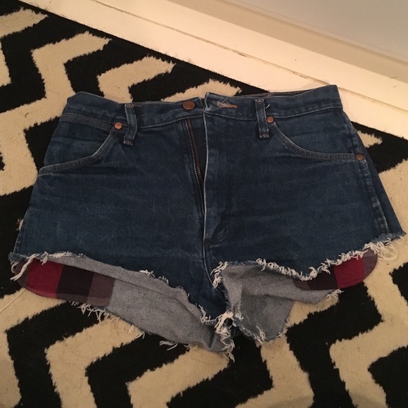 Denim shorts