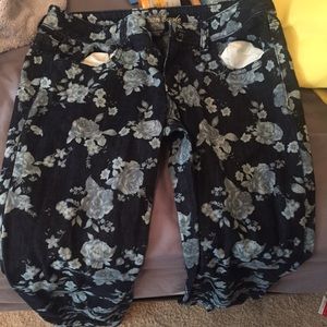 Flower Denim Jeans