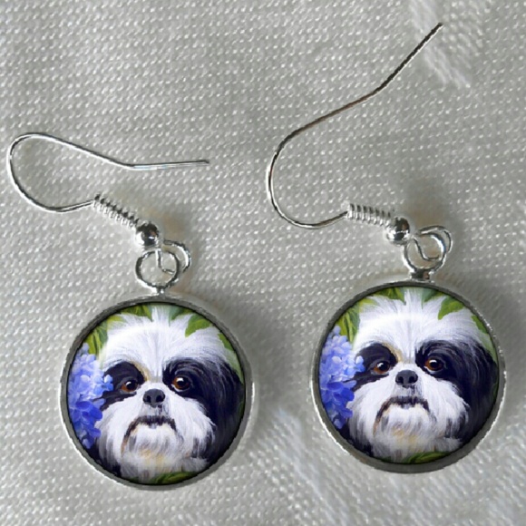 Shih Tzu earrings