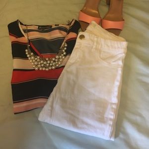 Charlotte Russe White Skinny Jeans