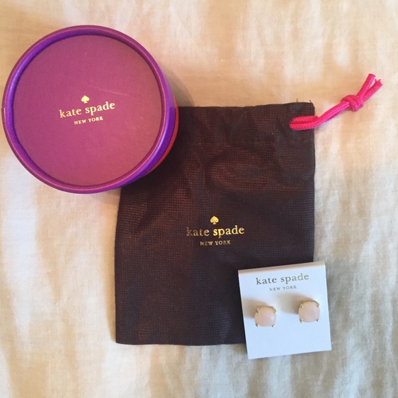 Blush Pink Kate Spade Studs