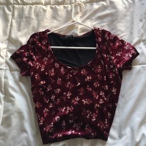 Velvet F21 Crop Top