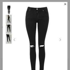 ISO Topshop Leigh Moto Jeans