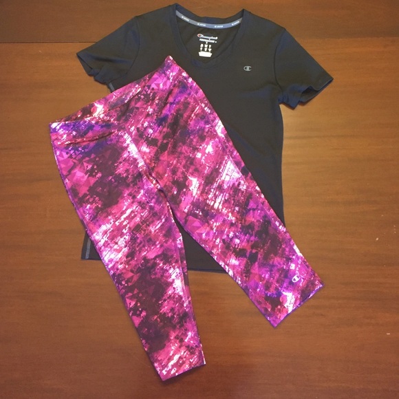 Champion Other - Champion bundle short sleeve top & capris