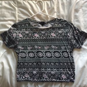Multi-Patterned Crop Top