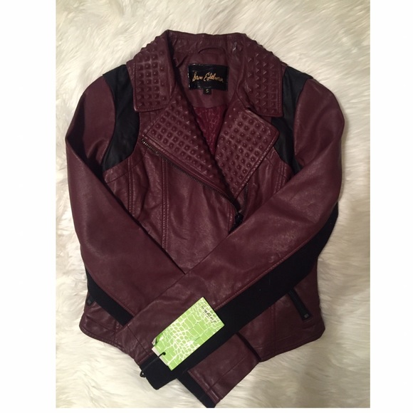 Vegan Studded Leather Jacket