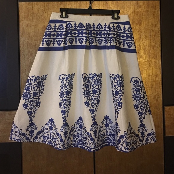 Cute white and blue skirt