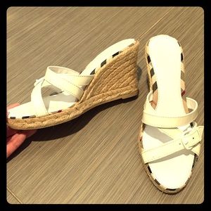 Friday Sale! 100% Authentic Burberry Wedges