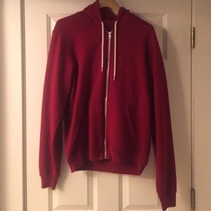 American Apparel Zip Up Hoodie UNISEX