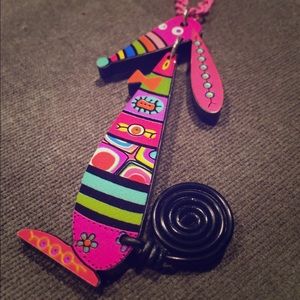 Dachshund dog fun and colorful necklace