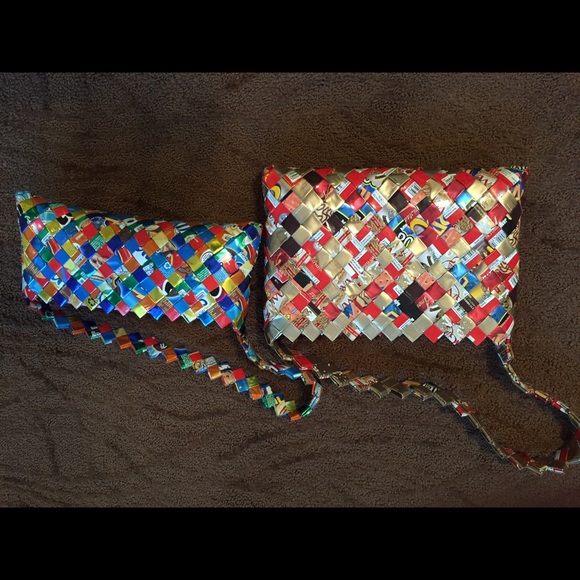 Mexican candy wrapper purses