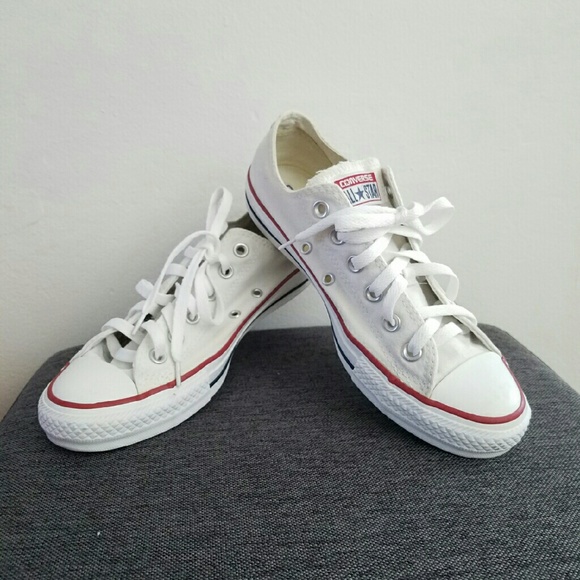 White Low Tops Converse