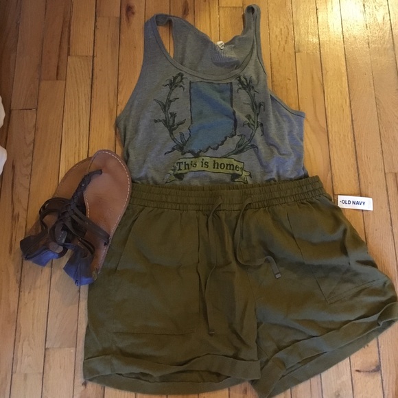 2 for 30% off! NWT This Season Olive Green Shorts
