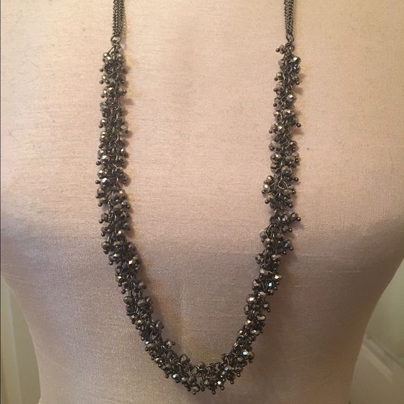 Long sparkly necklace