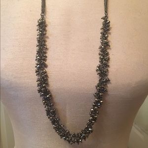 Long sparkly necklace
