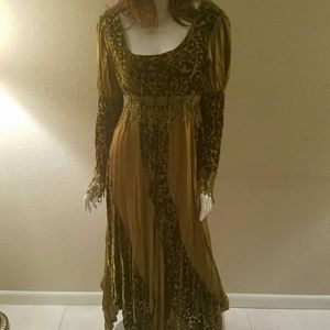 Custom made dress handkerchief hem.