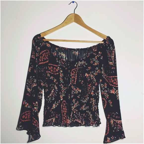 Flowy vintage bohemian top - Picture 6 of 8