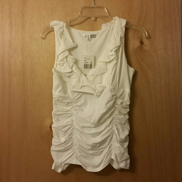 Cabi ruched tank BNWT  Size S