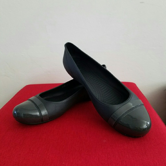 CROCS Dark Blue Flats
