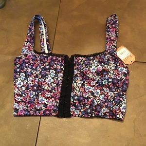 Mudd floral bralette