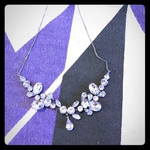 Large rhinestone necklace