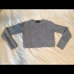 Grey Top Shop Crop Top