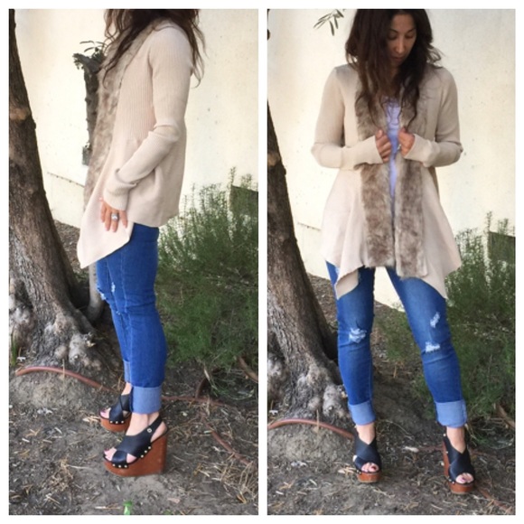 Faux fur trim jacket LOWEST NO OFFERS - Picture 2 of 4