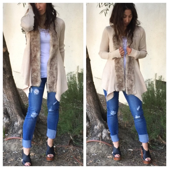 Faux fur trim jacket LOWEST NO OFFERS - Picture 4 of 4