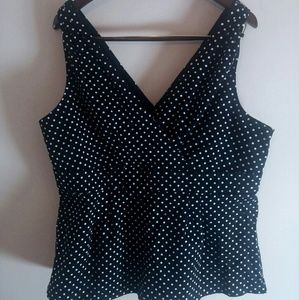 Torrid Polka-For Sleeveless Blouse