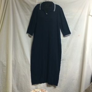 Navy and white Ralph Lauren polo dress