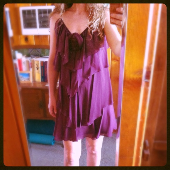 🌷 like new Rebecca Taylor tiered silk dress - Picture 2 of 2
