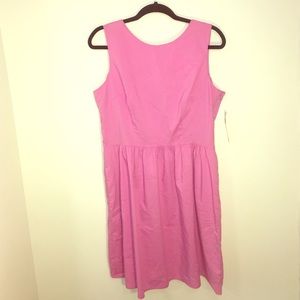 Ivy + Blu Bow Back Dress in Pink NWT