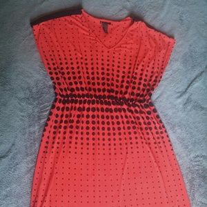 Lane Bryant Red and Black Dress